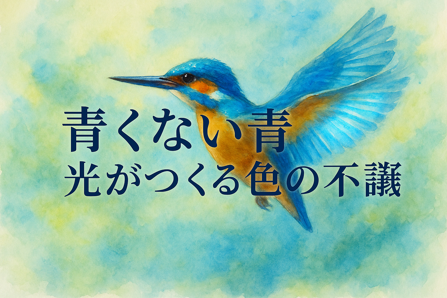 カワセミ：青くない青
